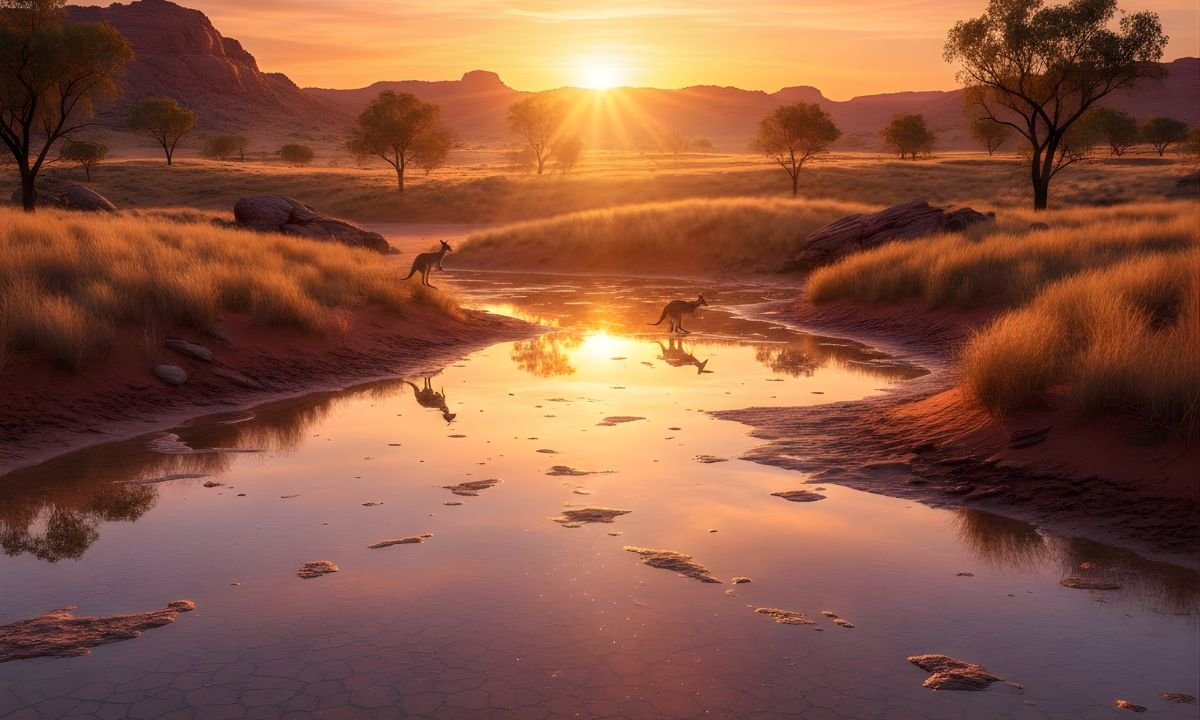Australian Outback at Golden Hour: The Most Beautiful Desert Landscapes
